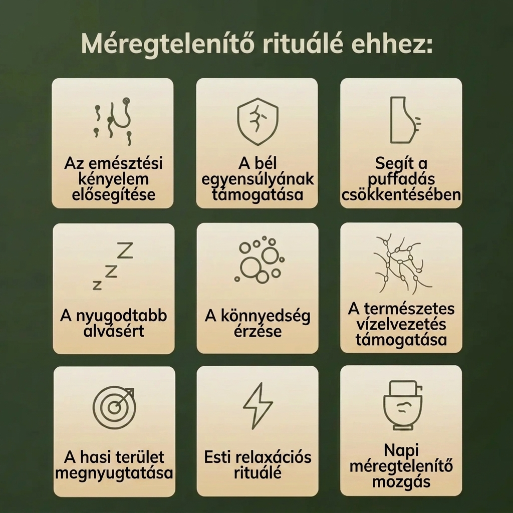 Ricinusolajos méregtelenítő csomag