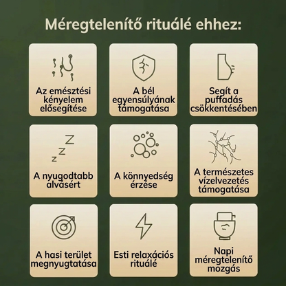 Ricinusolajos méregtelenítő csomag